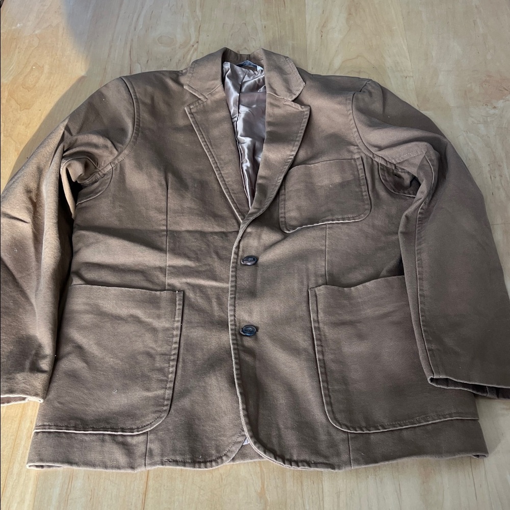 Duluth Trading Co Tan Blazer
